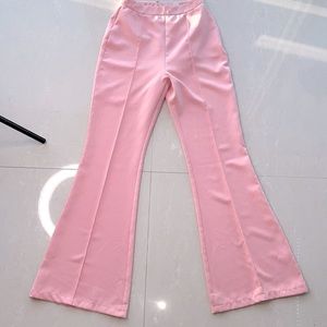 CLUB LONDON PINK HIGH WAIST WIDE LEG PANTS Size 6 in women